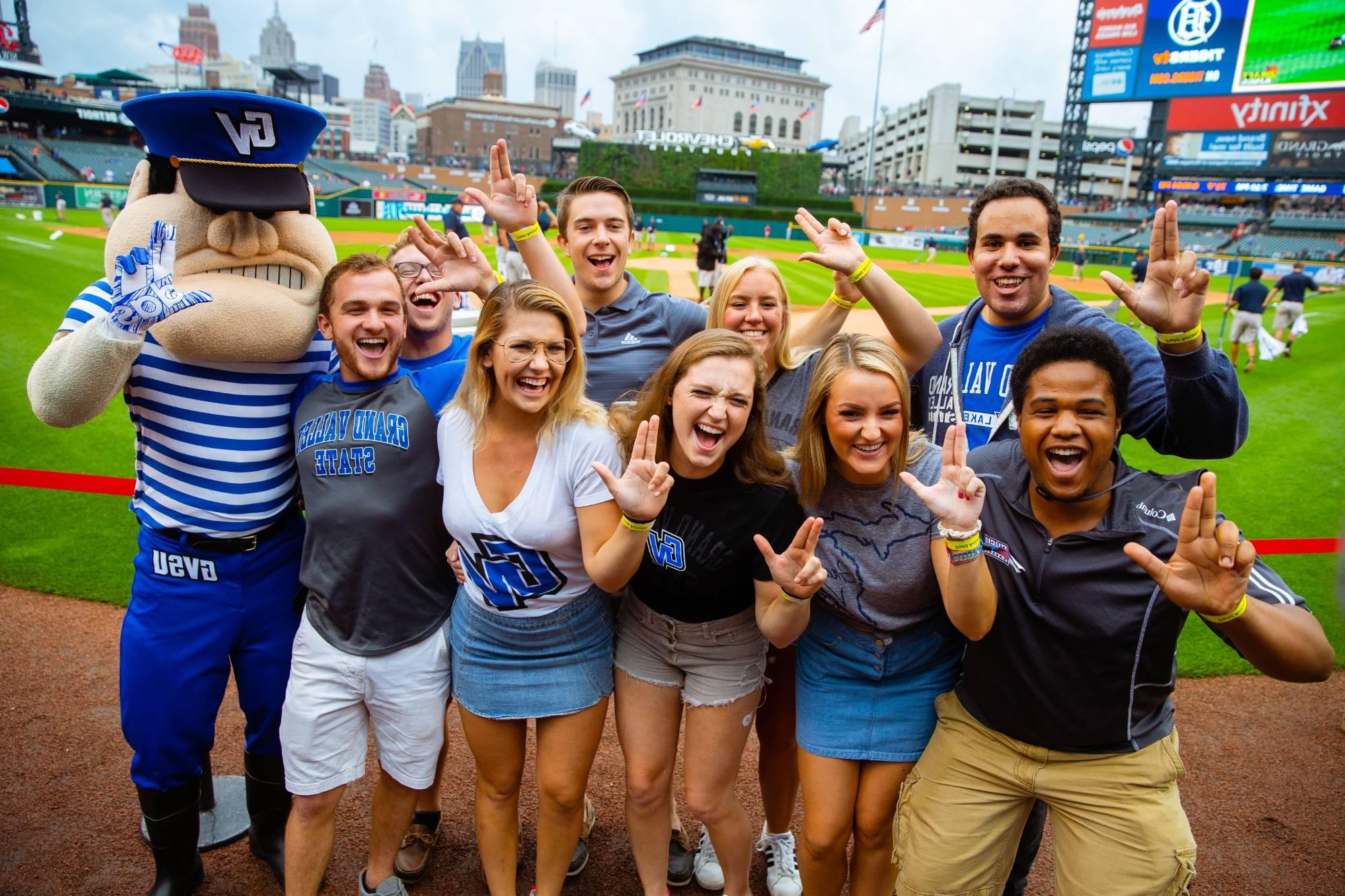 Alums at the Tigers Game.